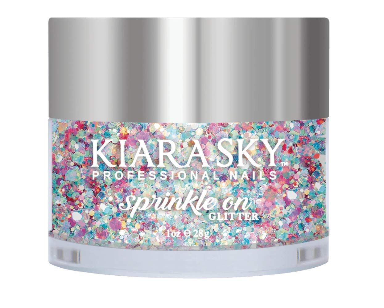 Kiara Sky Sprinkle On Collection Glitter 1 oz, Eerie-Descent