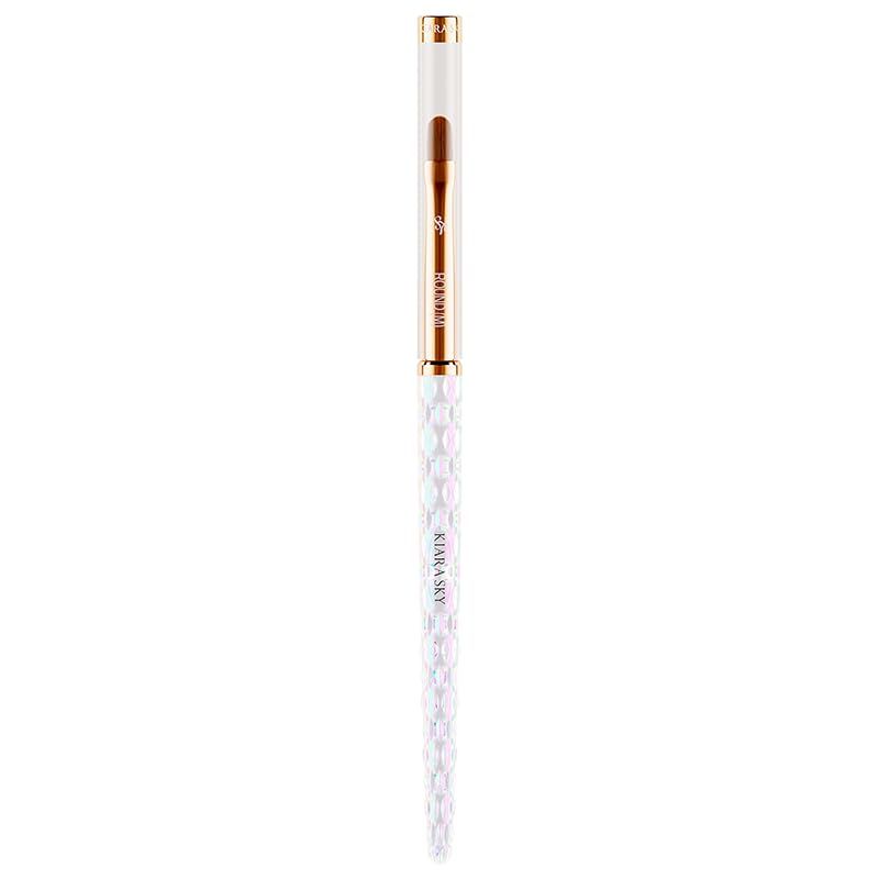 Kiara Sky Nail Art Brush M Round, for cleaning around cuticle, applying builder gel and even creating the perfect French manicure!