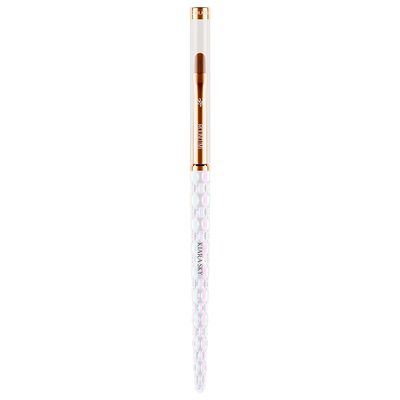Kiara Sky Nail Art Brush M Round, for cleaning around cuticle, applying builder gel and even creating the perfect French manicure!
