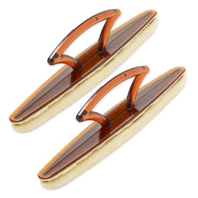SuperNail Winning Nails 7 Chamois Nail Buffer - High-Shine Nail Polishing for Natural Nails, 2 Pack