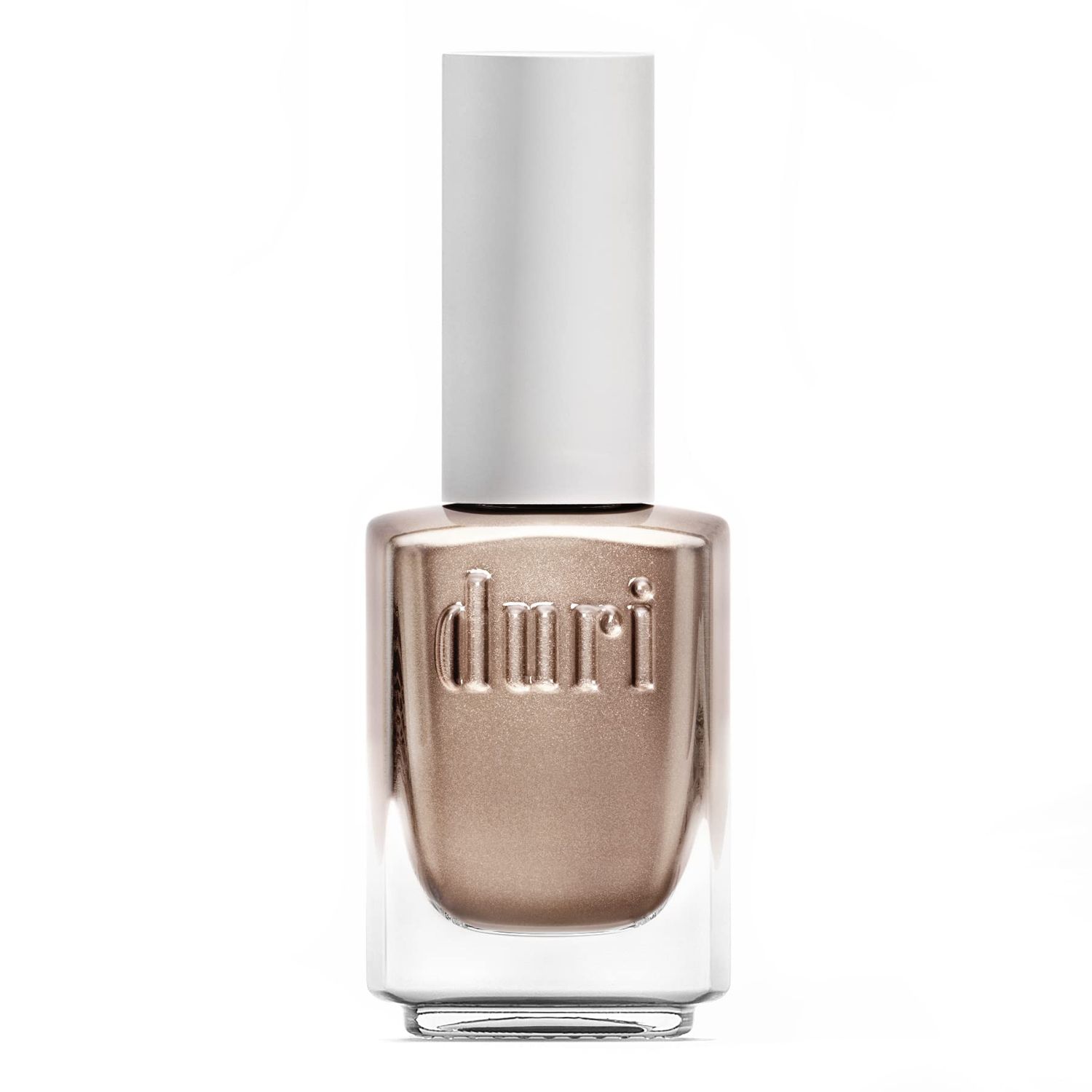 duri Nail Polish, 737 Libra, Rose Gold Metallic Shimmer, Full Coverage, Glossy Finish, Fast Drying, 0.45 Fl Oz