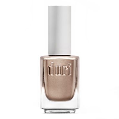 duri Nail Polish, 737 Libra, Rose Gold Metallic Shimmer, Full Coverage, Glossy Finish, Fast Drying, 0.45 Fl Oz