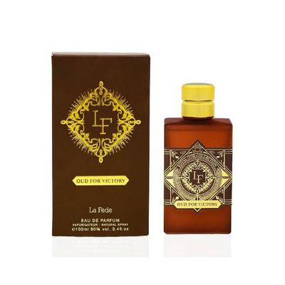 Khadlaj La Fede Oud for Victory Eau De Parfum Spray, 3.4 Ounce (Unisex)