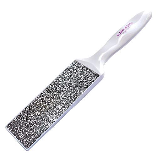 Karlash 2-Sided Hypoallergenic Nickel Foot File for Callus Trimming and Callus Removal, Ivory