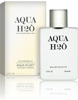 Recaro North - Aqua H2O - Eau De Toilette - Impression of Aqua Di Gio, 3.3 fl oz