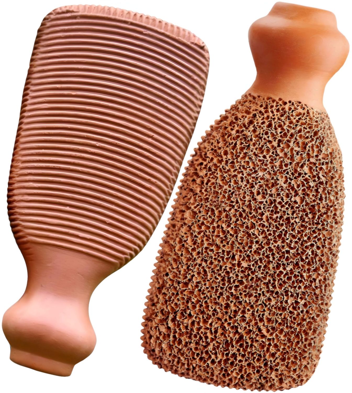 Natural Pumice Stone Made up of Terra Cotta Ancient Indus Valley Foot Scrubber Callus Remover Skin Care Kit for Hand and Dead Skin, Pedicure Tools Foot Exfoliator, Cracked Heels, Body Loofah