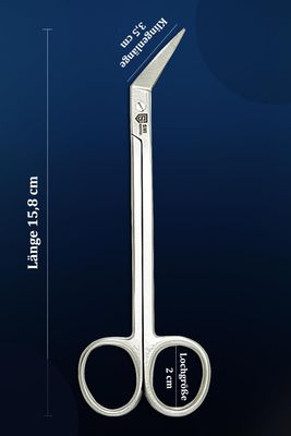 SMI 15,5 cm Long Handle Toenail Scissors for Seniors Podiatrist Nail Clippers for Disabled Thick &amp; Ingrown Nails Stainless Steel Nail Scissors Nail Cutters
