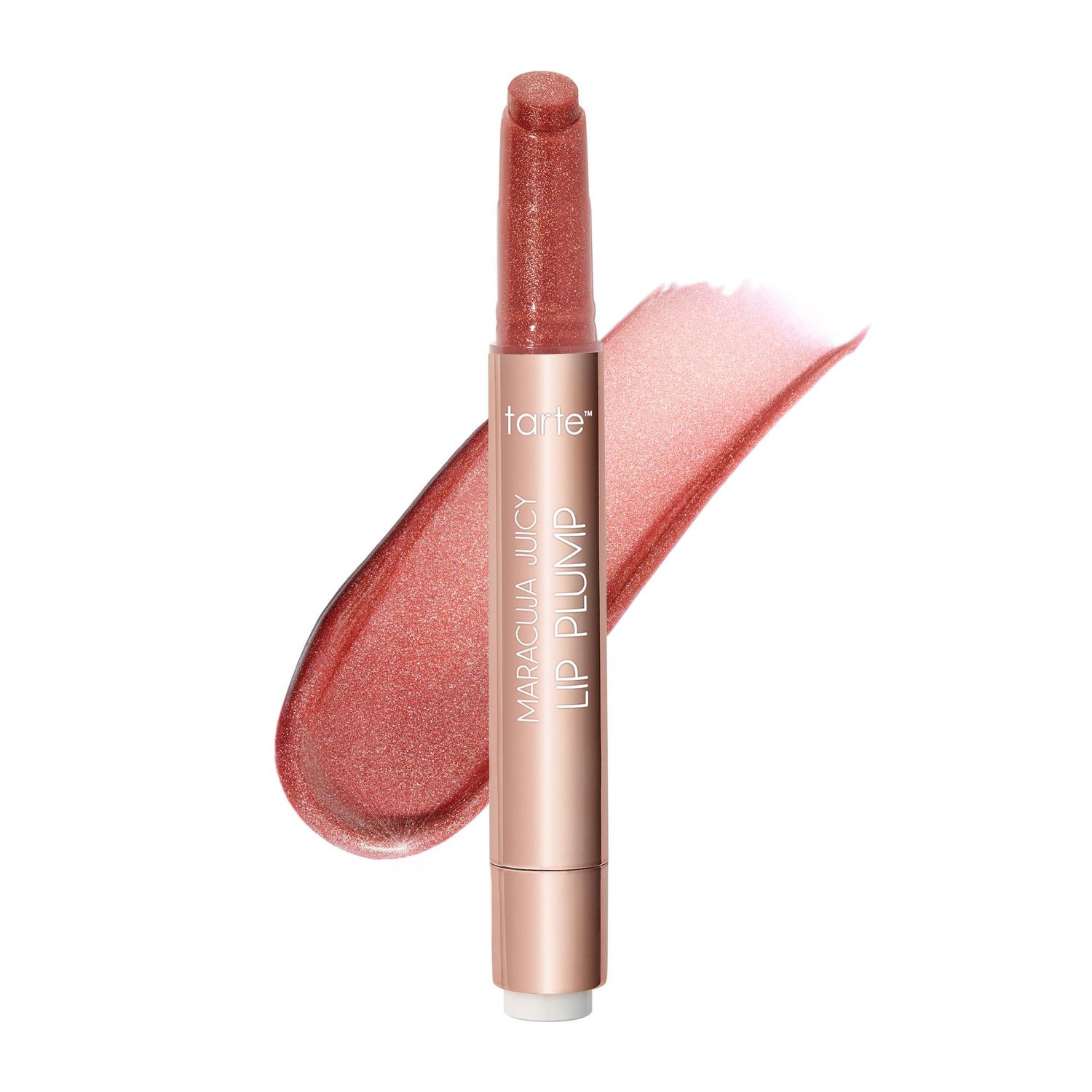 tarte maracuja juicy shimmer glass lip plump - rosy mauve shimmer glass - full size