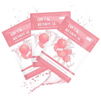 Corconess Nail Polish Remover Pads 30PCS Acetone Pads Individually Packaged Nail Polish Remover Wipes Quick Removal Travel-Friendly Wet Wipes