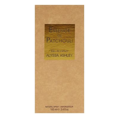 Alyssa Ashley Essence de Patchouli - Vanilla Perfume for Women with Floral Notes - Elegant Womens Fragrance with Rose and Geranium - 3.4 oz EDP Spray