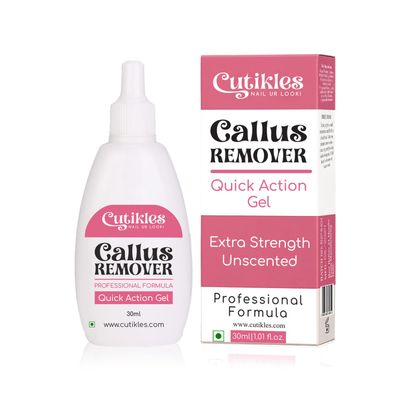 Cutikles Professional Callus Remover Gel for Feet - Extra Strength Gel Instantly Removes Tough Calluses for Spa-Quality Pedicures at Home. Convenient Travel-Friendly Pack - 1 Fl Oz