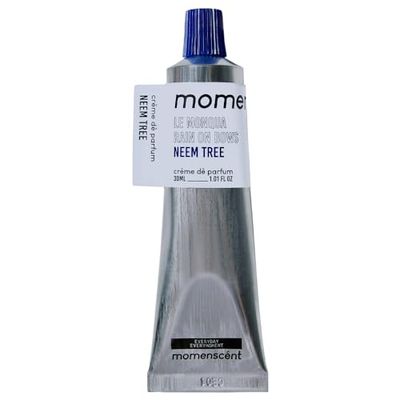 momenscent NEEM TREE Cream Perfume 1.01 fl oz., for Dry, Cracked Hand, Moisturizing. with Hyaluronic acid, Vitamin B5, Silk fibroin. Woody, Vannila, Cinnamon, Musk