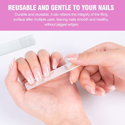 alles Acrylic Nail Clippers 5 in 1 Kit with Glass Nail File Cuticle Trimmer Nipper Cuticle Pusher Nail Gel Polish Remover Stainless Steel Professional Manicure Pedicure Tools for Finger Toe Nails