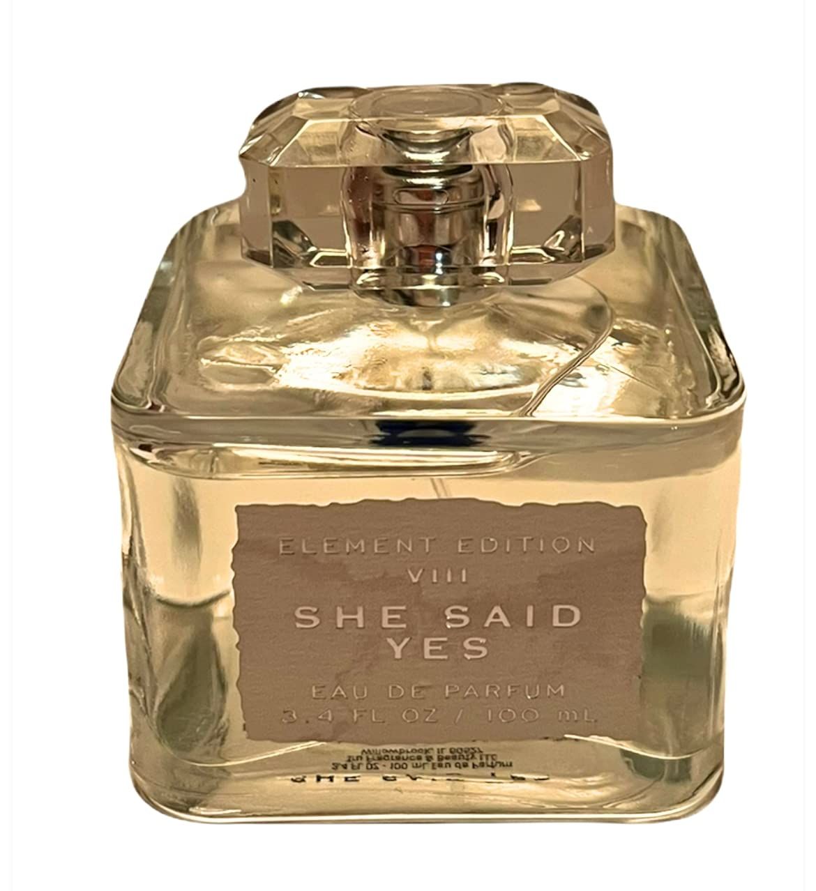 Tru Fragrance Element Edition She Said Yes Eau De Parfum 3.4 Fl Oz