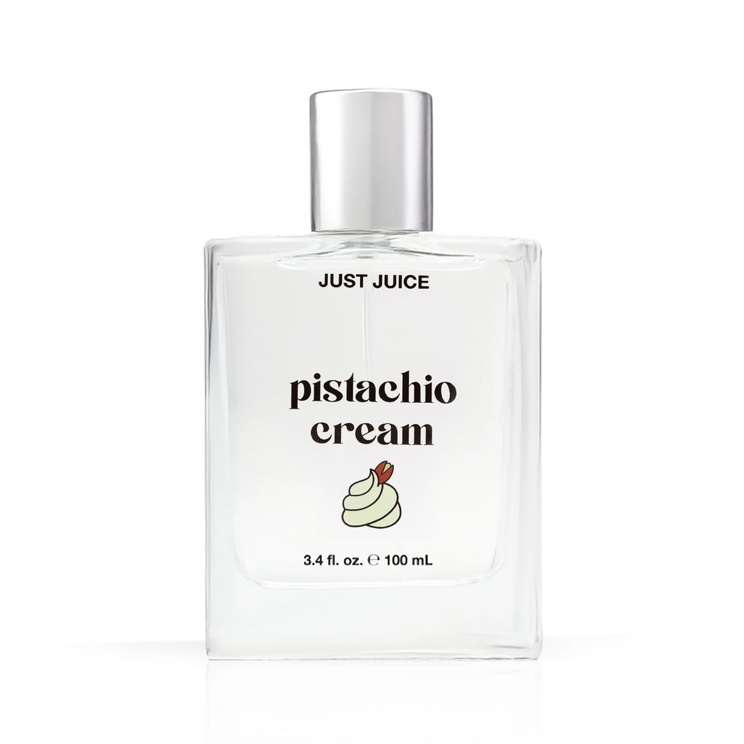 Just Juice Pistachio Cream Eau de Parfum - Gourmand Perfume for Women and Men - Notes of Pistachio, French Vanilla, and Creamy Woods - 3.4 oz