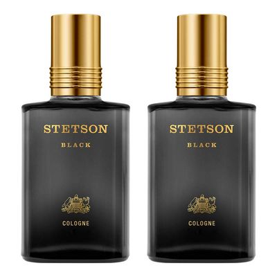 Stetson Black Eau De Cologne Spray 44Ml, Pack Of 2, 1.5 Fl Oz