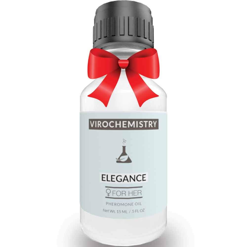 VIROCHEMISTRY Pheromones For Women (ELEGANCE) - Elegant, Ultra Strength Organic Fragrance Body Perfume Oil 15mL Concentrate Human Grade Pheromones to Attract Men