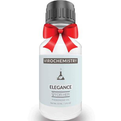 VIROCHEMISTRY Pheromones For Women (ELEGANCE) - Elegant, Ultra Strength Organic Fragrance Body Perfume Oil 15mL Concentrate Human Grade Pheromones to Attract Men