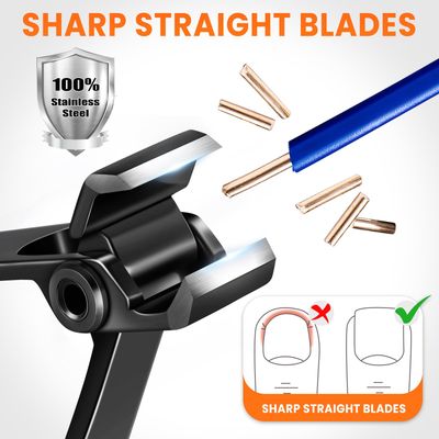 Straight Nail Clippers for Thick Nails, Heavy Duty Large Toenail Clippers for Seniors with 17mm Wide Jaw Opening, Ultra Sharp Stainless Steel Toe Nail Clippers Cutter for Men with File