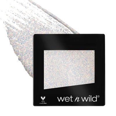wet n wild Color Icon Eyeshadow Glitter - Ultra-Pigmented, Vitamin E Infused for a Silky-Smooth Moisturizing Application, Cruelty-Free &amp; Vegan - Bleached