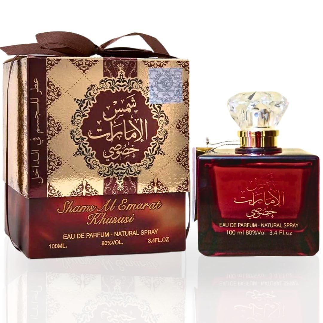Shams Al Emarat Khususi EDP Spray 100ML (3.4 OZ) By Ard Al Zaafaran | A Harmonious Blend Of Fresh Sweetness &amp; Floral Elegance.