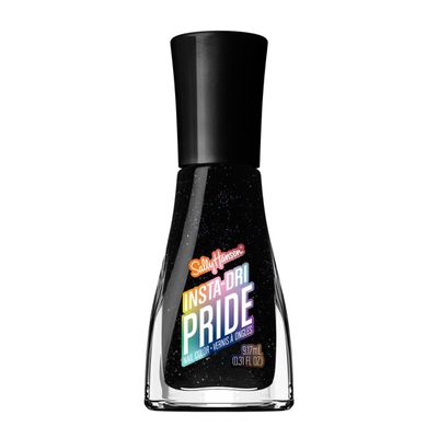 Sally Hansen Insta-Dri X Pride, Its Giving, Quick Dry, Long Lasting, Streak-Free Shine, Black Nail Polish