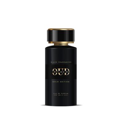 Ascent Oud Implosion Gold Edition Eau De Parfum 3.4 fl. oz. | Luxurious Unisex Fragrance with Oud, Vanilla, Cinnamon, Lavender, Rose, Amber, and Musk | For a Sophisticated, Exotic, and Alluring Scent