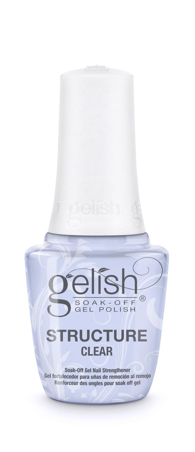 Gelish Brush On Structure Gel - Self-Leveling, Building and Strengthening Nails, Ideal for Sculpting, Enhancing Gel Manicures, and Achieving a Durable, Long-Lasting Finish (Clear, 15mL)