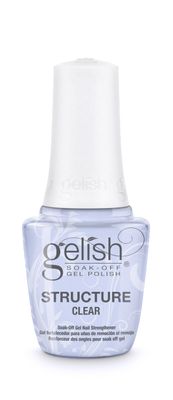 Gelish Brush On Structure Gel - Self-Leveling, Building and Strengthening Nails, Ideal for Sculpting, Enhancing Gel Manicures, and Achieving a Durable, Long-Lasting Finish (Clear, 15mL)