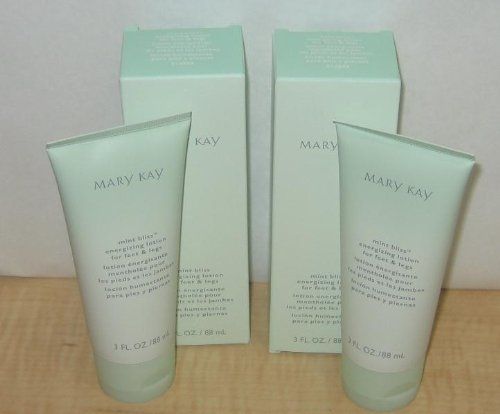 Mary Kay Mint Bliss Energizing Lotion Feet &amp; Legs Lot of 2