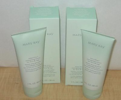 Mary Kay Mint Bliss Energizing Lotion Feet &amp; Legs Lot of 2