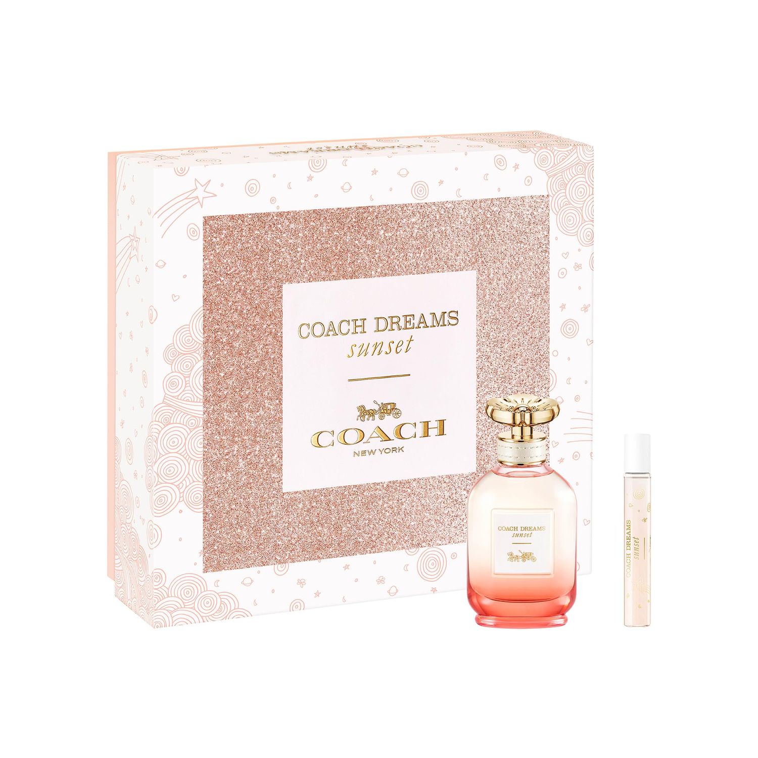 Coach Dreams Sunset 2 Piece Eau de Parfum Gift Set (Eau de Parfum Spray, Travel Spray)