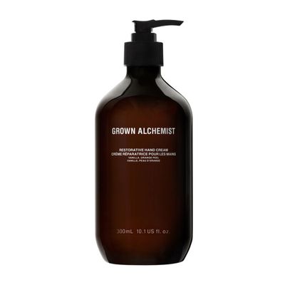 Grown Alchemist Restorative Hand Cream. Vanilla and Orange Peel. Non-Greasy Moisturizer to Soothe &amp; Soften Hands, 10.1 Ounce (300 mL)