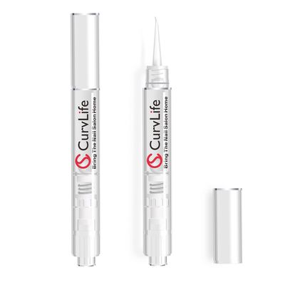 Curvlife New 3 IN 1 Nail Glue Remover Pen, Nail Glue Remover For Press On Nails, Click&amp;Remove Pen Design, Not for Gel Polish Base Coat, For Fake Nails Debonder Adhessive Remover Acetone-free, 2pcs,5ml