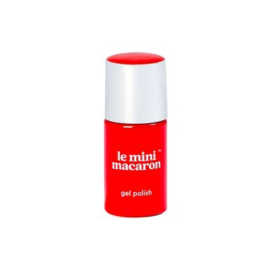 le mini macaron One Step Gel Nail Polish 3-in-1 Base Coat, Color and Top Coat. Salon Quality | Smudge-Free | Chip Free | Long Lasting | Quick Drying | Soak Off | Glossy (Cherry Red)