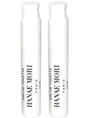 2 Hanae Mori Butterfly EDT Spray Sample Perfume Travel Vial .04 Oz/ 1.2 Ml Each Lot