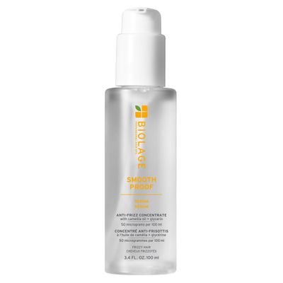 BIOLAGE Smooth Proof Serum - Hydrates &amp; Heals Brittle Strands, Frizz Control Hair Serum, For Frizzy Hair, With micro-dosed Camellia Oil &amp; Glycerin, 3.4 Fl Oz, packaging may vary