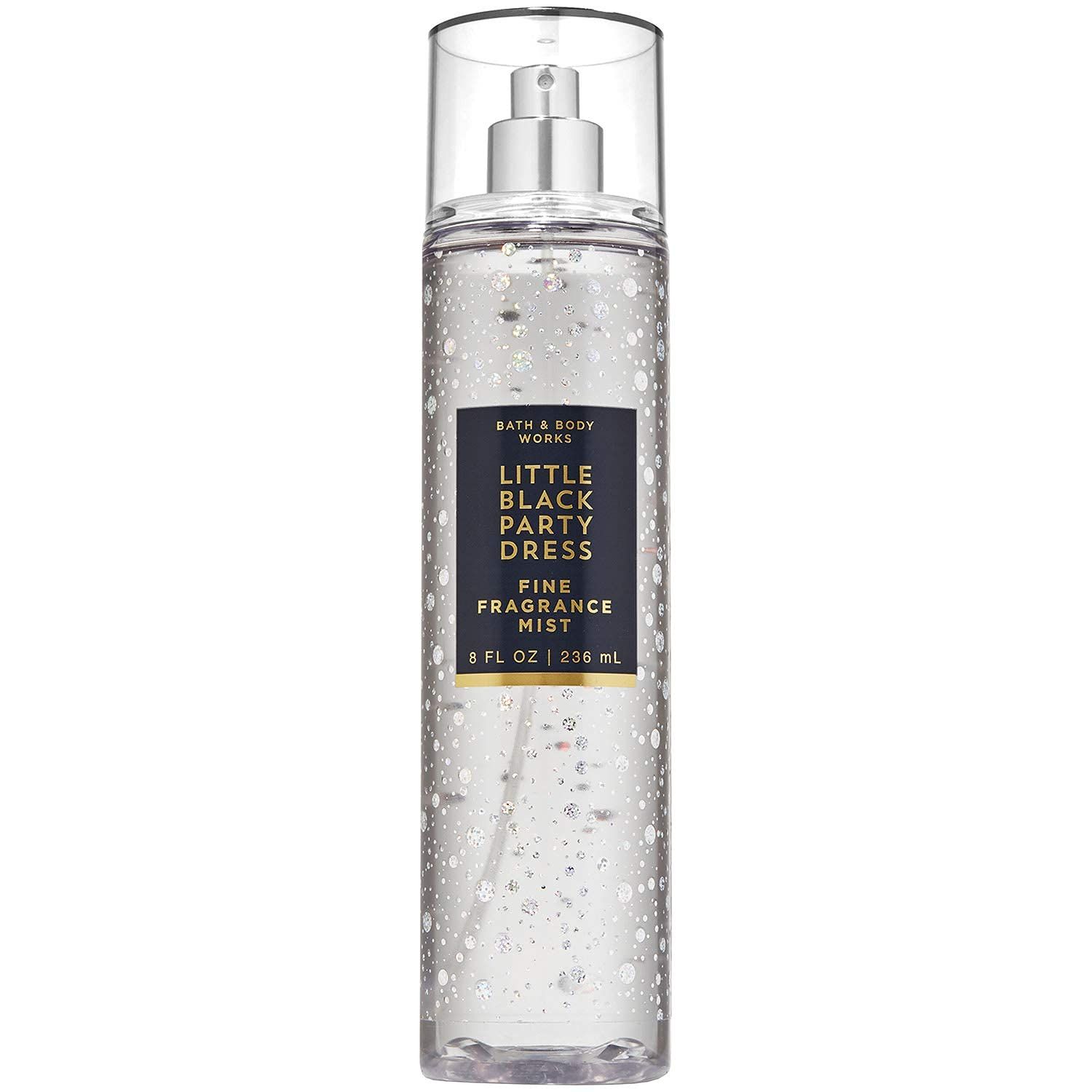 Bath &amp; Body Works Little Black Party Dress Fine Fragrance Mist Spray 8 Fl Oz - 2019 Limited Edition Black Square Logo Bottle