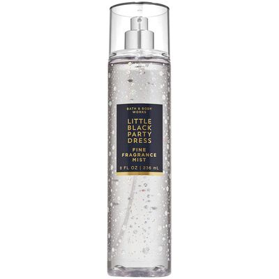 Bath &amp; Body Works Little Black Party Dress Fine Fragrance Mist Spray 8 Fl Oz - 2019 Limited Edition Black Square Logo Bottle