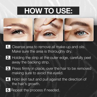 Ardell Brow Shapers Cold Wax Strips, 21 Coun