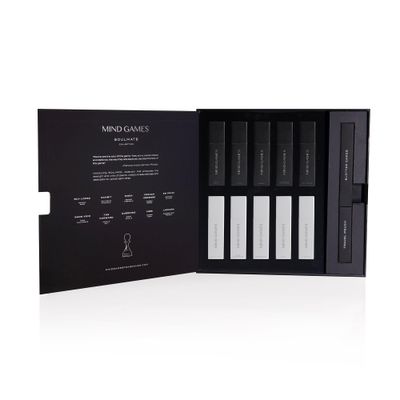 MIND GAMES 10 Piece Soulmate Discovery Limited Edition Set - Mini Perfume Set for Women &amp; Men - Luxury Fragrances for Gifts - Sample Group of Designer Perfume