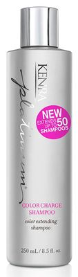 Kenra Platinum Color Charge Shampoo | Color Extending | Recharges Hair Color Up To 50 Washes | Locks Color Pigments | Maximum Color Retention | All Hair Types &amp; Colors | 8.5 fl. Oz