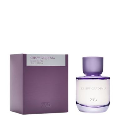 Zara Crispy Gardenia Perfume for Women EDP Eau de Parfum 90ml (3.04 fl. oz.) Oriental Floral Fragrance with Bergamot, Pear, Gardenia &amp; Patchouli Addictive &amp; Fresh Springtime Scent