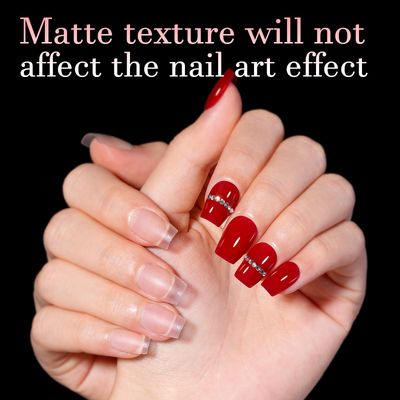 AILLSA Extra Short Coffin Nail Tips 15 Sizes Options Gel Nails Tips Full Cover Matte Prefiled Coffin Nails Tip Clear Soft Fake Nail Tip 240PCS with Storage Box