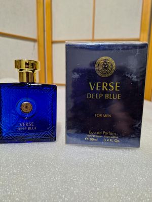 Verse Deep Blue Eau de Parfum for Men, 3.4 fl oz, 100ml