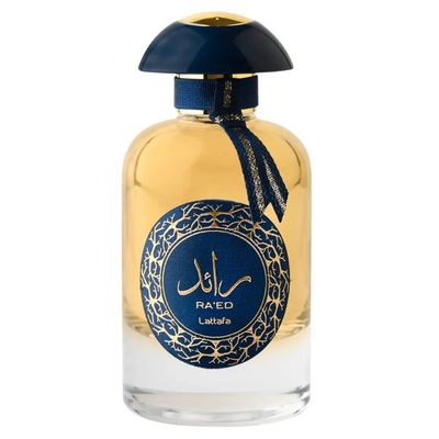 Lattafa Perfumes Raed Gold Luxe Eau de Parfum Spray for Men, 3.4 Ounce