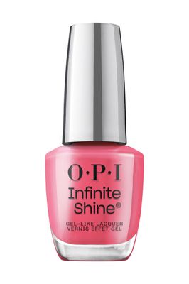 OPI Infinite Shine Strawberry Margarita | Opaque Bright Pink Crme Long Wear Gel Like Nail Polish | Vegan, Long Lasting, Streak Free