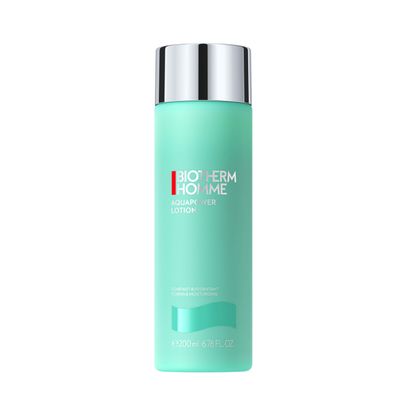 Biotherm Aquapower Toning &amp; Moisturizing Face Lotion for Men, with Biotech Plankton &amp; Oligo Sugars, Prevents Razor Burn and Skin Redness for Soothed &amp; Hydrated Skin, 6.8 Fl. Oz.