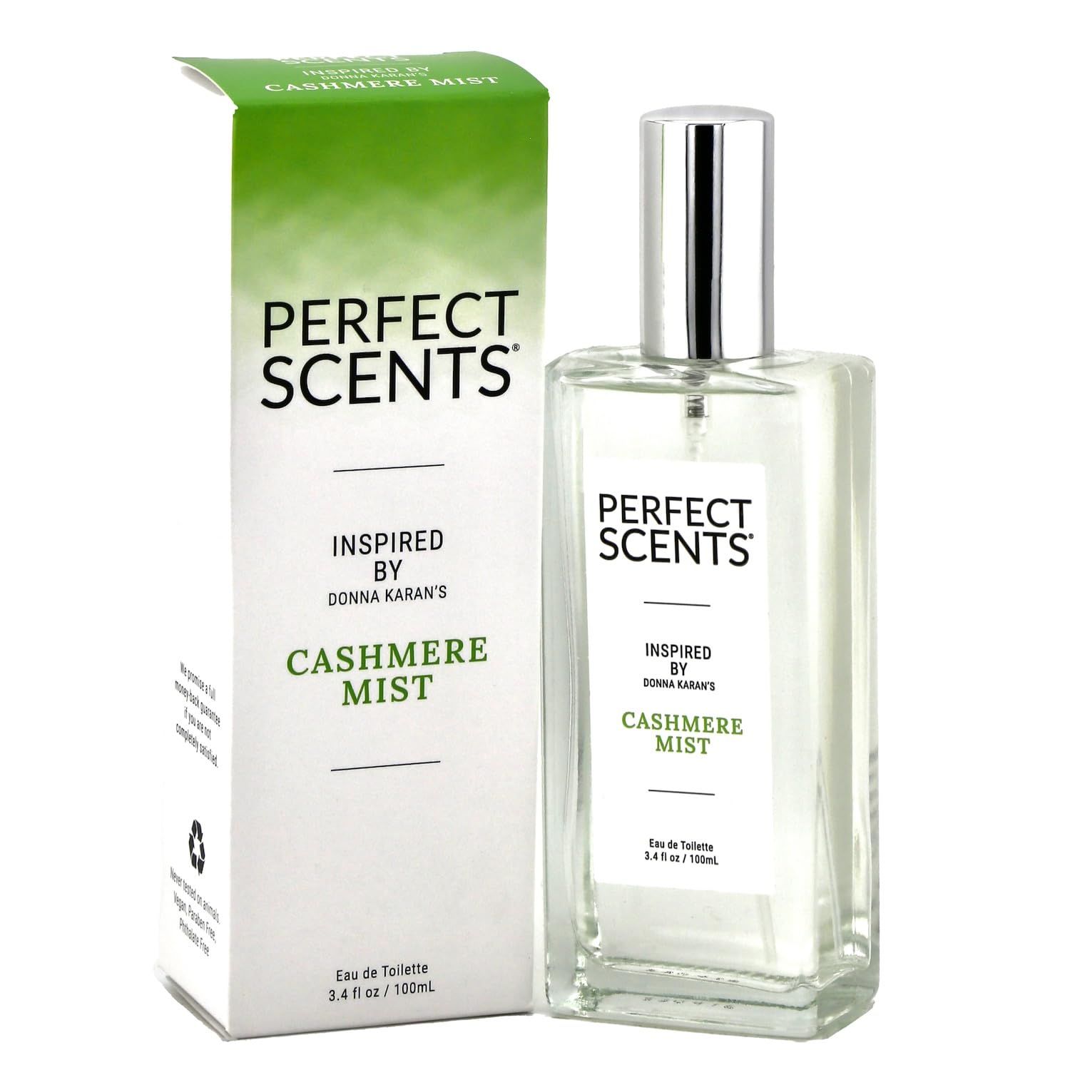 Perfect Scents - Inspired by Donna Karens Cashmere Mist Eau de Toilette, 3.4 fl oz