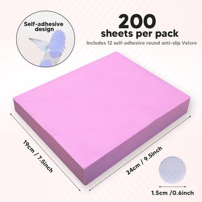 Hasakhi 200 Sheets Nail Dust Collector Filter Paper with 12 Pcs Velcro Disposable Nail Dust Filters for Most of Nail Dust collector Machine Nail Tech Nail Supplies Accessories for Nail Salon&Home